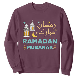 Ramadan Mubarak Muslim Sweatshirt TS02 Maroon Print Your Wear