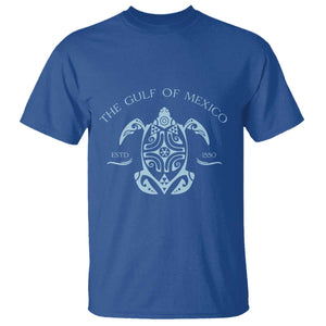 Gulf of Mexico Turtle T Shirt Golfo de Mexico Forever TS02 Royal Blue Print Your Wear