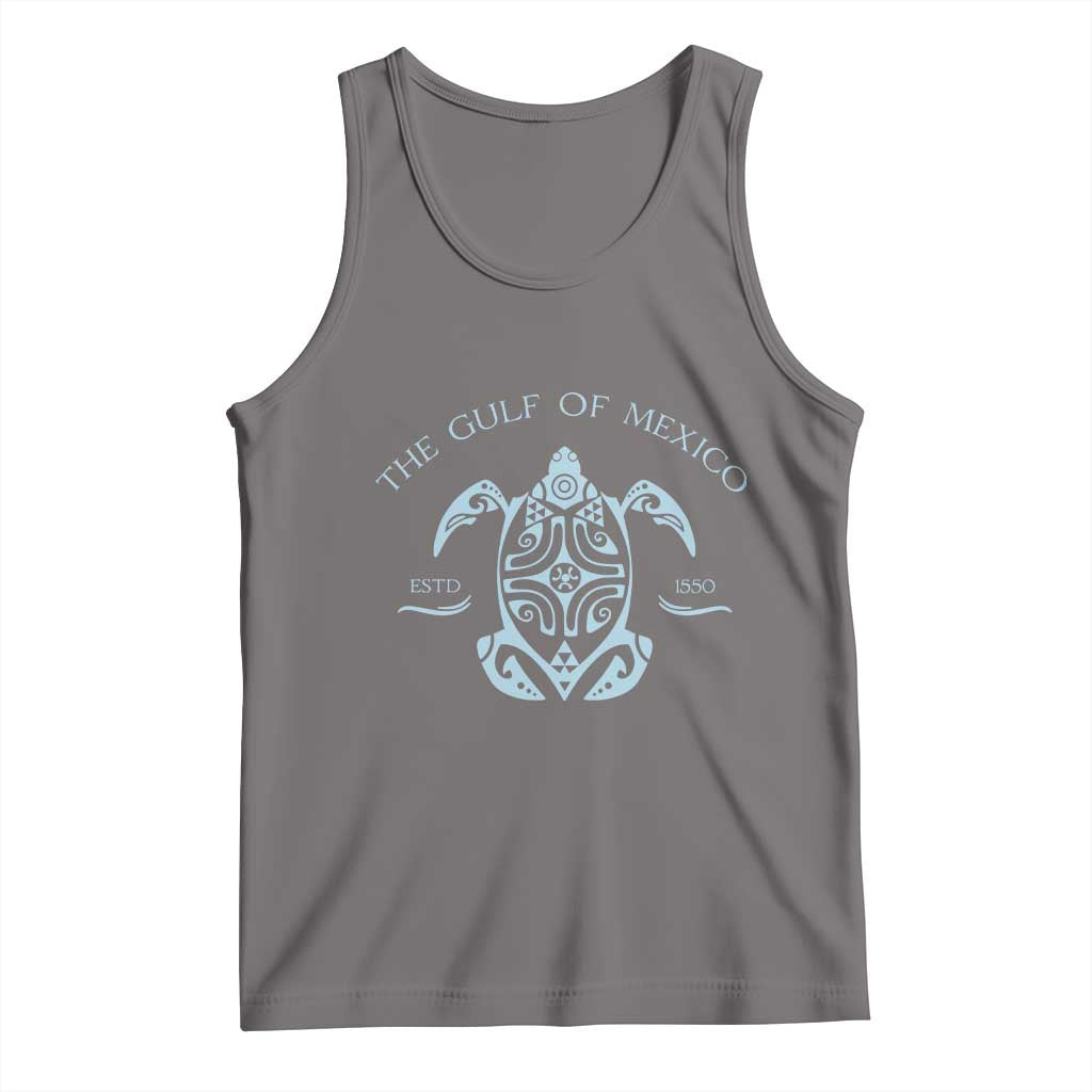 Gulf of Mexico Turtle Tank Top Golfo de Mexico Forever TS02 Deep Heather Print Your Wear
