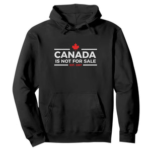 Canada Is Not For Sale Est. 1867 Hoodie TS02 Black Print Your Wear