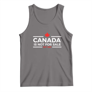 Canada Is Not For Sale Est. 1867 Tank Top TS02 Deep Heather Print Your Wear