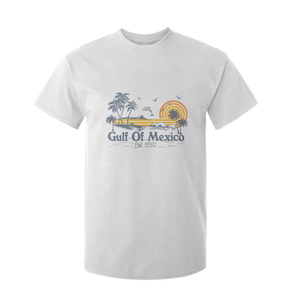 Vintage Gulf of Mexico Est 1550 T Shirt For Kid Golfo De Mexico TS02 White Print Your Wear