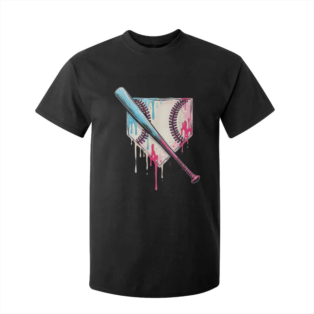 Baseball Home Plate Drip With Sprinkles T Shirt For Kid TS02 Black Print Your Wear