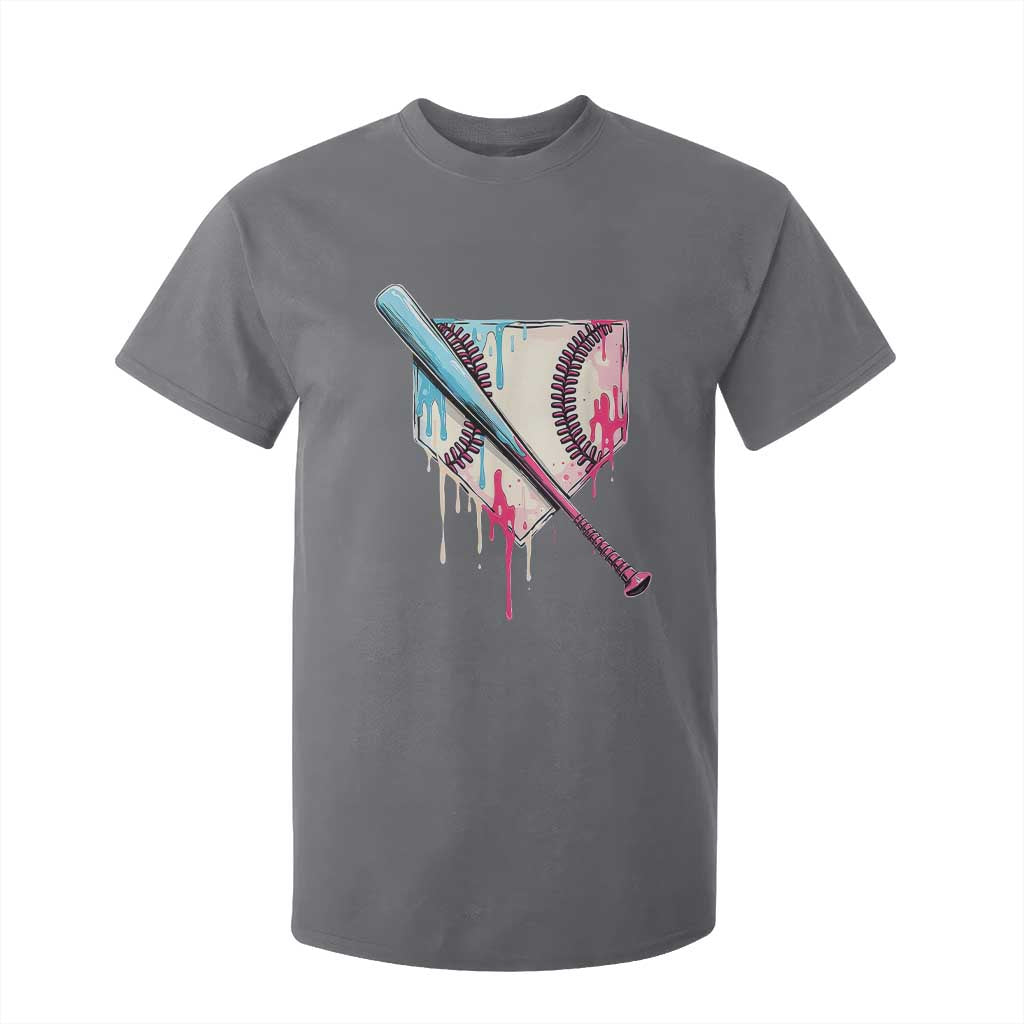 Baseball Home Plate Drip With Sprinkles T Shirt For Kid TS02 Charcoal Print Your Wear