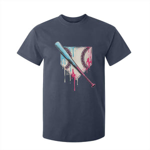 Baseball Home Plate Drip With Sprinkles T Shirt For Kid TS02 Navy Print Your Wear