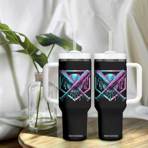 Baseball Drip Ice Cream Dripping Tumbler With Handle TS02 Print Your Wear