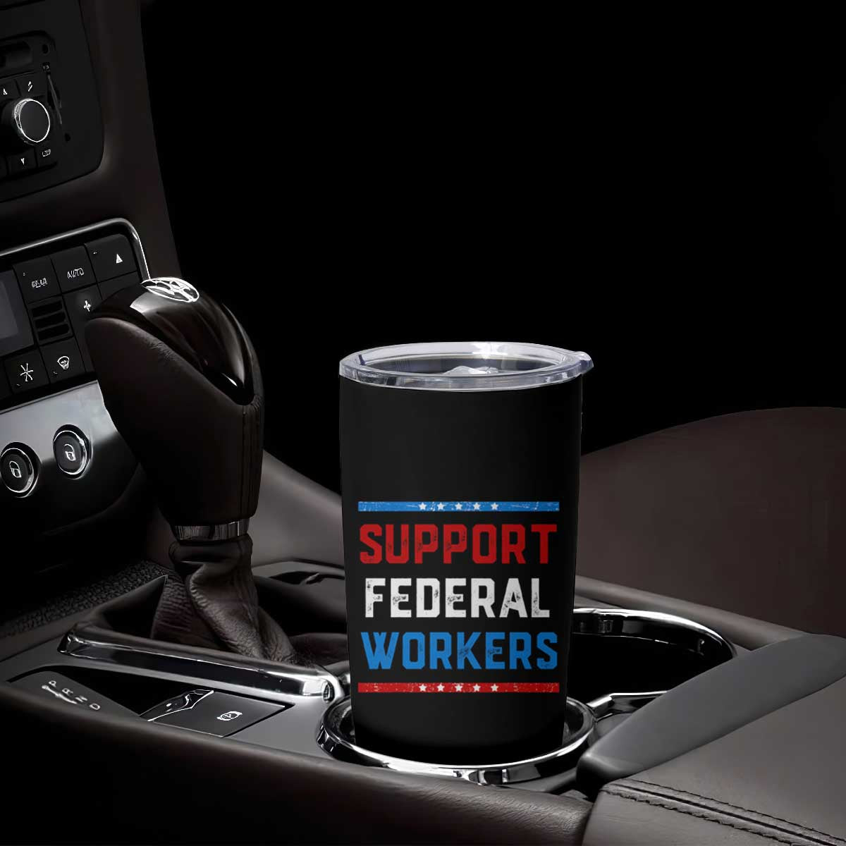 Support Federal Workers Tumbler Cup Patriotic Protect Defend Employee Solidarity TS02 Print Your Wear