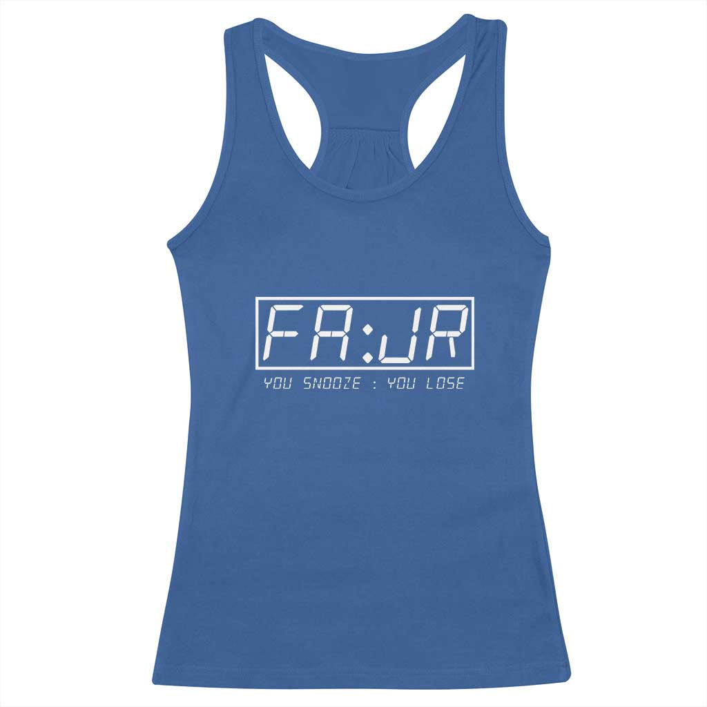Fajr Time Muslim Racerback Tank Top Ramadan Mubarak Kareem TS02 Royal Blue Print Your Wear
