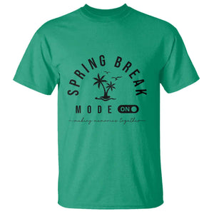 Spring Vacation Break 2025 T Shirt Mode On Party Ready Beach Vibes TS02 Irish Green Print Your Wear