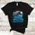 Funny Fishing T Shirt Born To Go Fishing Forced To Go To School Fisherman TS02 Black Print Your Wear