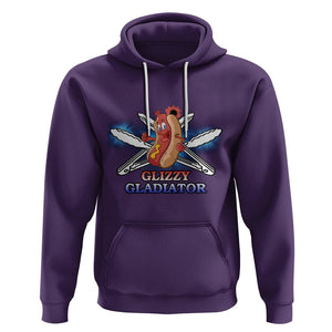 Hot Dog Lover Hoodie Glizzy Gladiator TS02 Purple Printyourwear