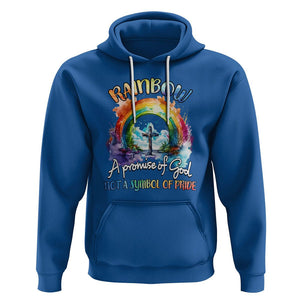 God's Promise Hoodie Rainbow A Promise Of God Not A Symbol Of Pride TS02 Royal Blue Printyourwear