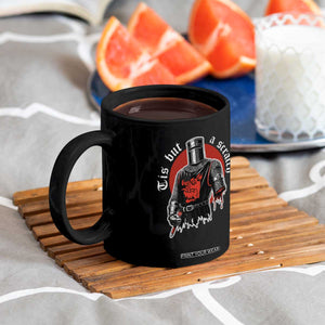 Funny One Arm Knight Medieval Coffee Mug Tis But A Scratch Classic Dark Humor Parody TS02 Print Your Wear