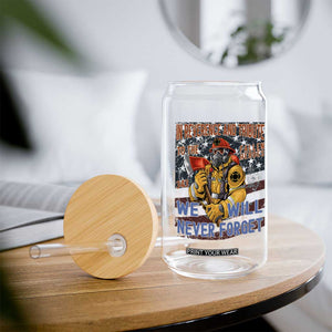 Firefighter Memorial In Reverence And Tribute Fallen Heroes 343 Glass Can We Will Never Forget Honor 9 11 TS02 Print Your Wear