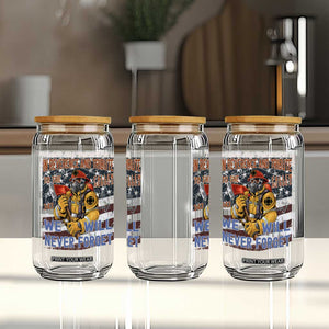Firefighter Memorial In Reverence And Tribute Fallen Heroes 343 Glass Can We Will Never Forget Honor 9 11 TS02 Print Your Wear