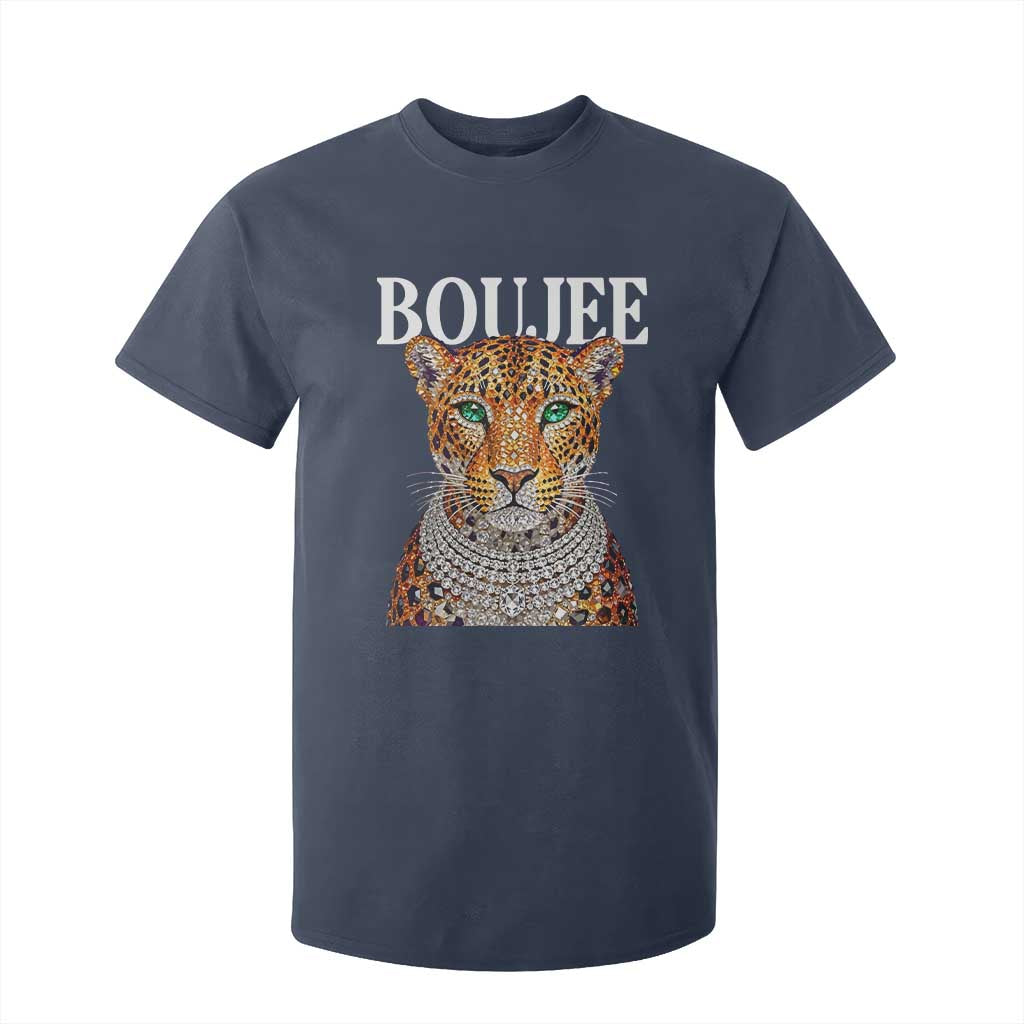 Boujee Gemstone Leopard Glamorous Wild Cat Graphic T Shirt For Kid