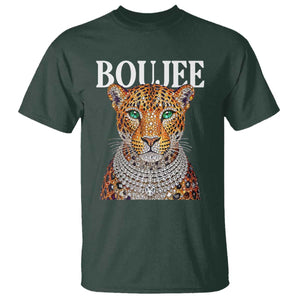 Boujee Gemstone Leopard Glamorous Wild Cat Graphic T Shirt