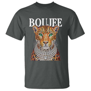 Boujee Gemstone Leopard Glamorous Wild Cat Graphic T Shirt