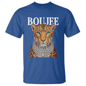 Boujee Gemstone Leopard Glamorous Wild Cat Graphic T Shirt
