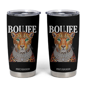 Boujee Gemstone Leopard Glamorous Wild Cat Graphic Tumbler Cup