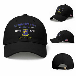 502nd Infantry Regiment Strike Five Oh Deuce 1942 Baseball Cap Veteran US Army
