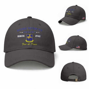 502nd Infantry Regiment Strike Five Oh Deuce 1942 Baseball Cap Veteran US Army