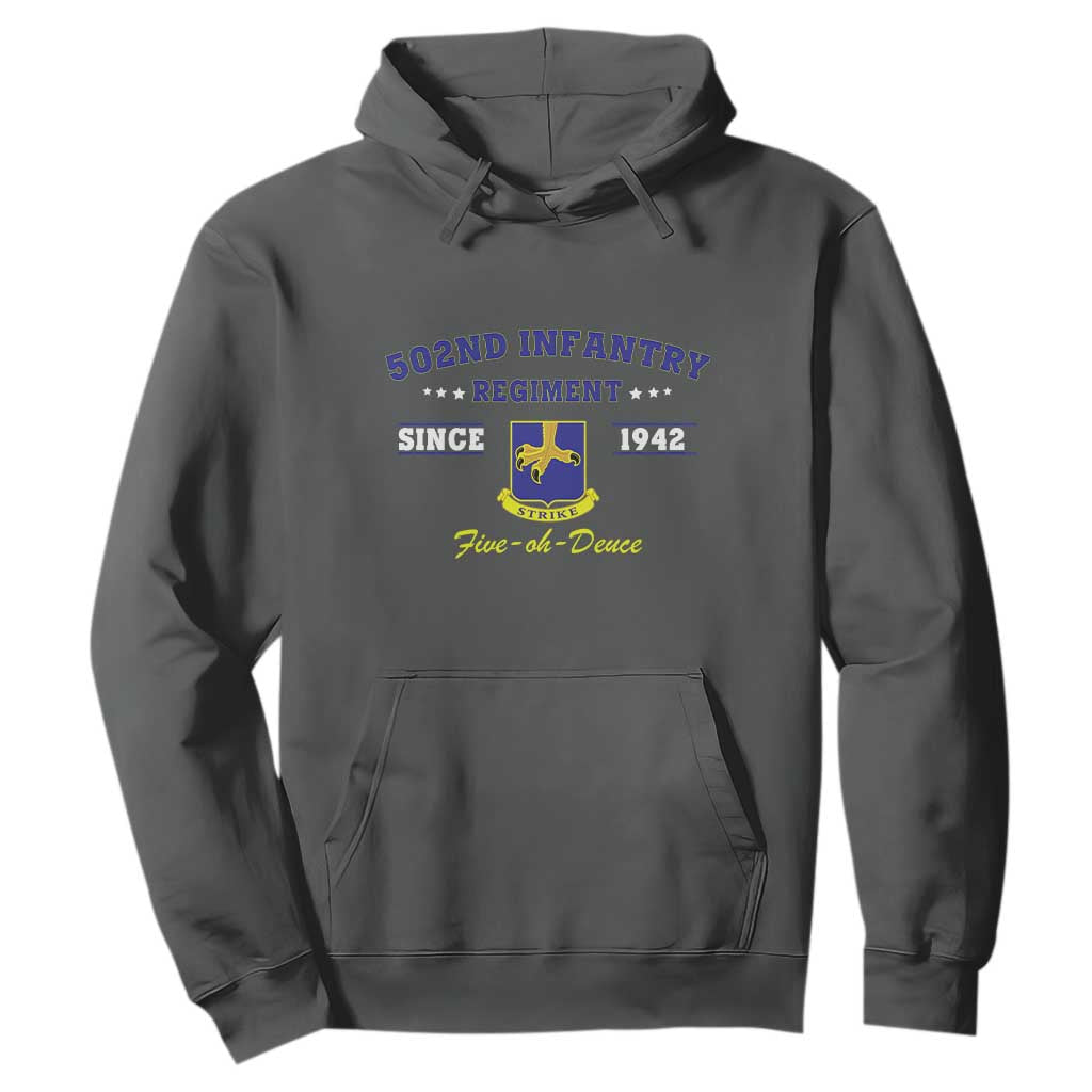 502nd Infantry Regiment Strike Five Oh Deuce 1942 Hoodie Veteran US Army