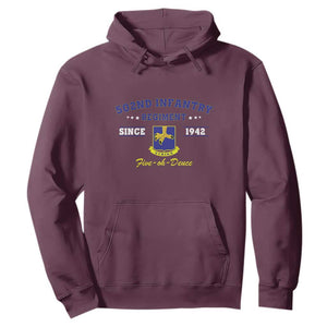 502nd Infantry Regiment Strike Five Oh Deuce 1942 Hoodie Veteran US Army