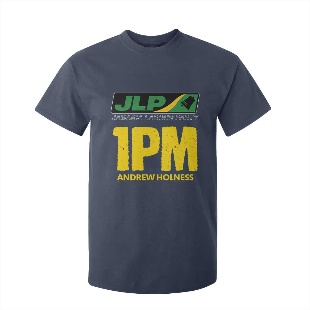 1PM Andrew Holness T Shirt For Kid Support JLP Jamaica Labour Party TS02 Navy Print Your Wear