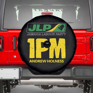 1PM Andrew Holness Spare Tire Cover Support JLP Jamaica Labour Party TS02 Black Print Your Wear