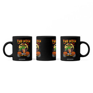 Funny Sarcastic Trump Witch Coffee Mug This Witch Runs On Ice and Tariffs Political Satire TS02 Print Your Wear