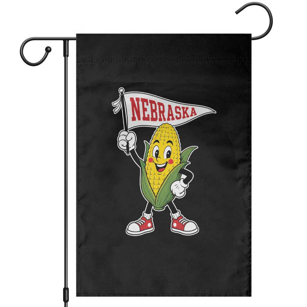Vintage Nebraska Retro Corn Garden Flag Pennant Flag State Pride Gameday