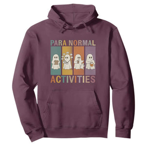Para Normal Activities Cute Ghost Sheets Graphic Hoodie Paramedic EMS Parent Funny Halloween Gift