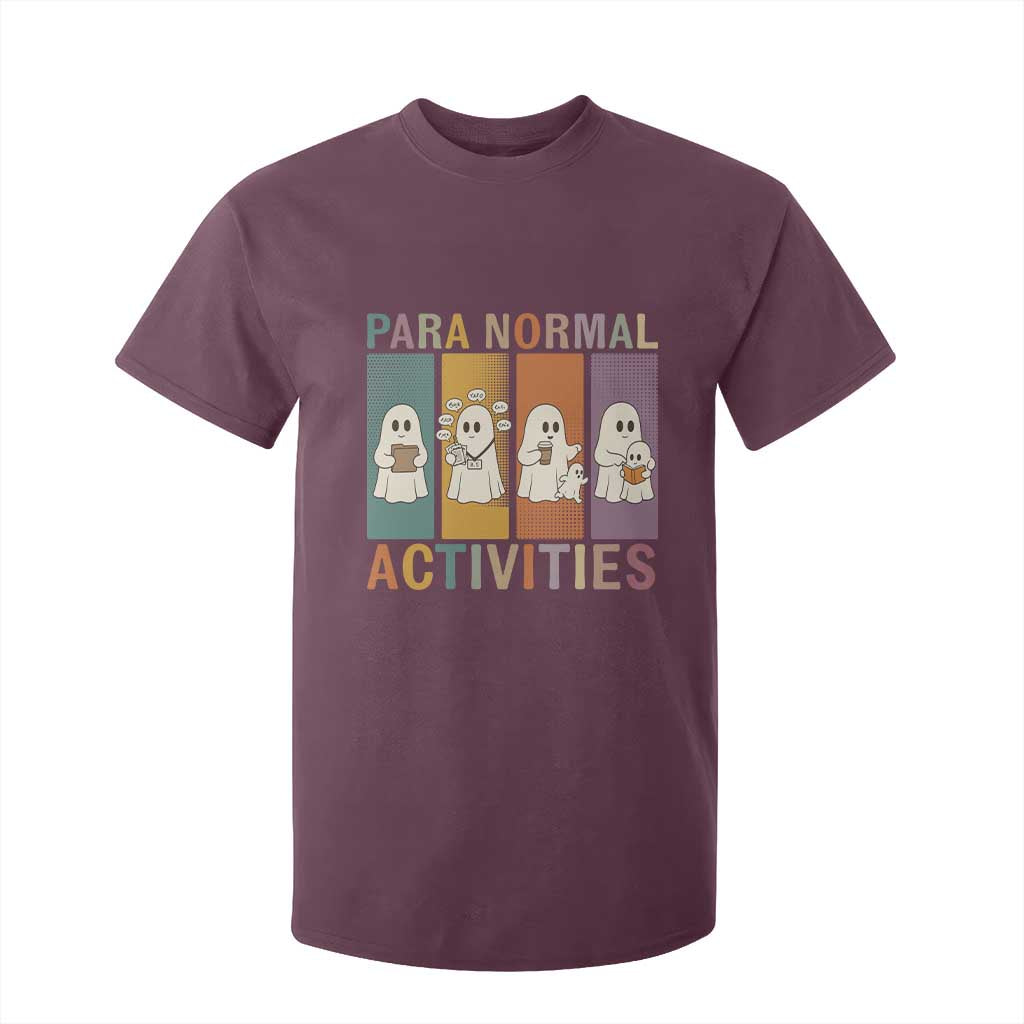 Para Normal Activities Cute Ghost Sheets Graphic T Shirt For Kid Paramedic EMS Parent Funny Halloween Gift