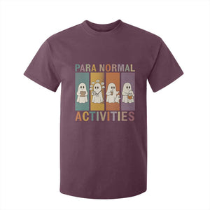 Para Normal Activities Cute Ghost Sheets Graphic T Shirt For Kid Paramedic EMS Parent Funny Halloween Gift