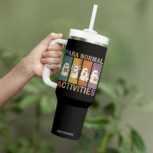 Para Normal Activities Cute Ghost Sheets Graphic Tumbler With Handle Paramedic EMS Parent Funny Halloween Gift