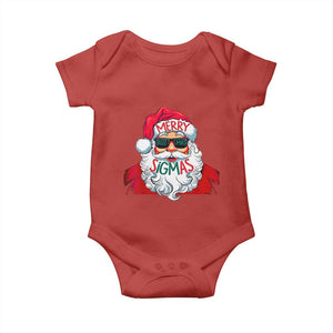 Funny Santa Rizz Christmas Baby Onesie Merry Rizzmas Sigmas Xmas Gen Alpha Middle School TS02 Red Print Your Wear