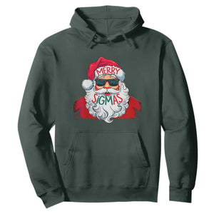 Funny Santa Rizz Christmas Hoodie Merry Rizzmas Sigmas Xmas Gen Alpha Middle School TS02 Dark Forest Green Print Your Wear