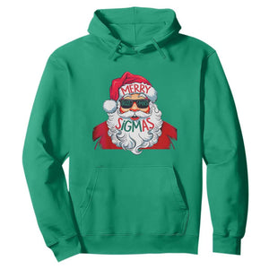 Funny Santa Rizz Christmas Hoodie Merry Rizzmas Sigmas Xmas Gen Alpha Middle School TS02 Irish Green Print Your Wear