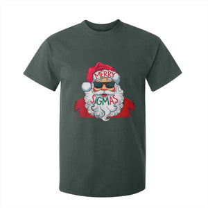 Funny Santa Rizz Christmas T Shirt For Kid Merry Rizzmas Sigmas Xmas Gen Alpha Middle School TS02 Dark Forest Green Print Your Wear