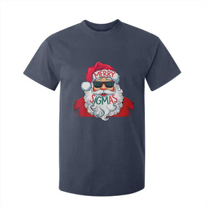 Funny Santa Rizz Christmas T Shirt For Kid Merry Rizzmas Sigmas Xmas Gen Alpha Middle School TS02 Navy Print Your Wear