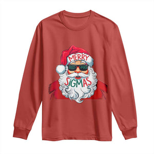 Funny Santa Rizz Christmas Long Sleeve Shirt Merry Rizzmas Sigmas Xmas Gen Alpha Middle School TS02 Red Print Your Wear