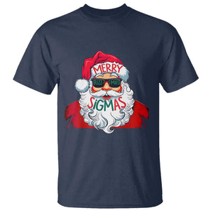 Funny Santa Rizz Christmas T Shirt Merry Rizzmas Sigmas Xmas Gen Alpha Middle School TS02 Navy Print Your Wear