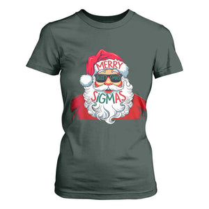 Funny Santa Rizz Christmas T Shirt For Women Merry Rizzmas Sigmas Xmas Gen Alpha Middle School TS02 Dark Forest Green Print Your Wear