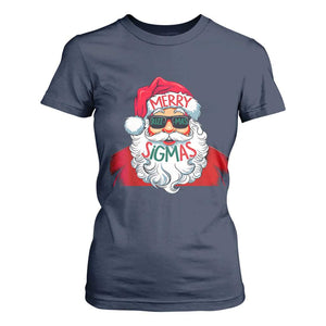 Funny Santa Rizz Christmas T Shirt For Women Merry Rizzmas Sigmas Xmas Gen Alpha Middle School TS02 Navy Print Your Wear