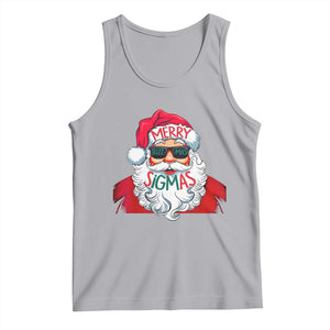 Funny Santa Rizz Christmas Tank Top Merry Rizzmas Sigmas Xmas Gen Alpha Middle School TS02 Athletic Heather Print Your Wear