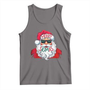 Funny Santa Rizz Christmas Tank Top Merry Rizzmas Sigmas Xmas Gen Alpha Middle School TS02 Deep Heather Print Your Wear