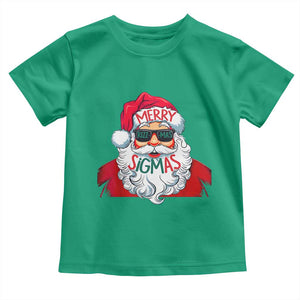 Funny Santa Rizz Christmas Toddler T Shirt Merry Rizzmas Sigmas Xmas Gen Alpha Middle School TS02 Irish Green Print Your Wear