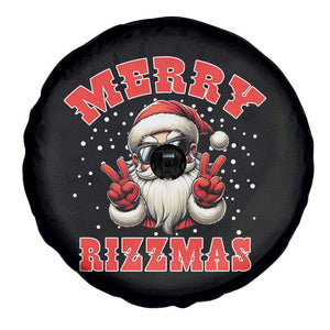 Funny Santa Rizz Christmas Spare Tire Cover Merry Rizzmas Claus Funny Xmas TS02 Print Your Wear