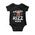 Funny Santa Rizz Christmas Baby Onesie Merry Rizz Mas Cool TS02 Black Print Your Wear